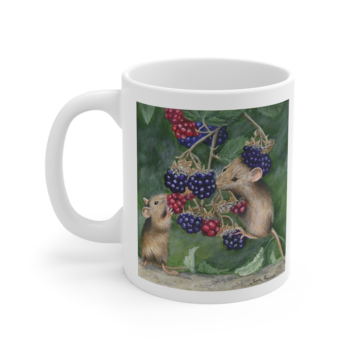 Illustrated Berries With Friends Mug