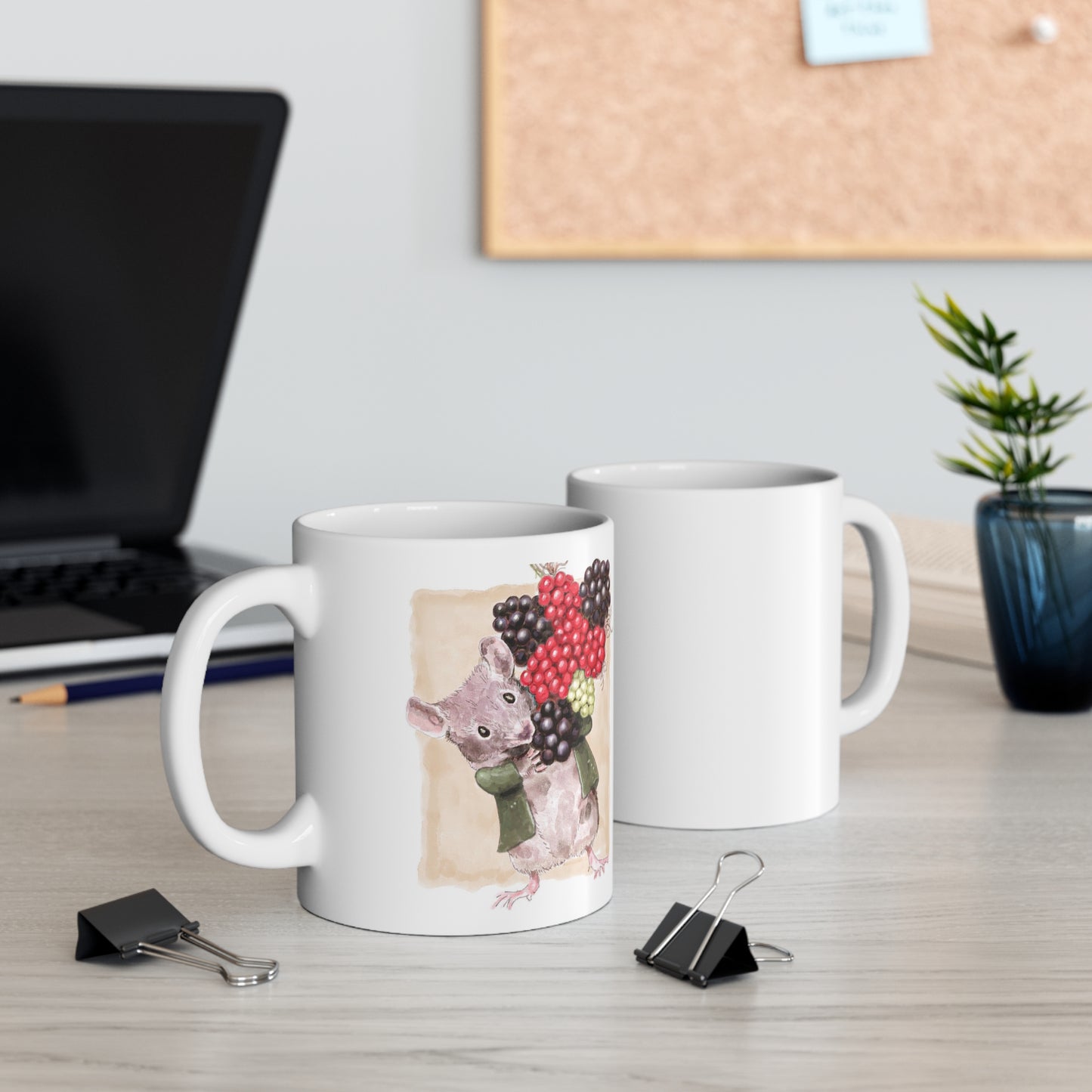 Illustrated Berries Mug